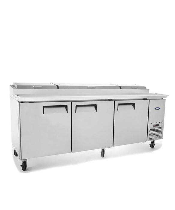 Atosa Pizza Prep Table Fridge - 2362mm - 3 Door - MPF8203