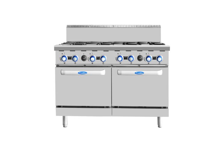 Cookrite Burners With Oven 8 Burner 1200mm