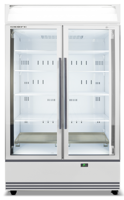 SKOPE ActiveCore 2 Door Display Fridge - White - BME1200N-AC product image