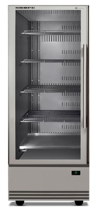 SKOPE ActiveCore 1 Door Display Fridge - Stainless, RH - SKB600N-A product image