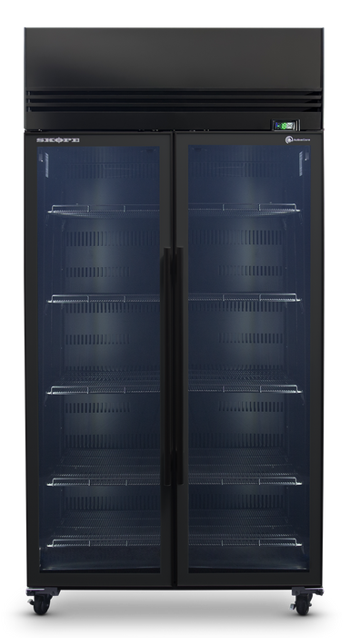 SKOPE ActiveCore 2 Door Display Freezer - Black - SKFT1000N-A product image