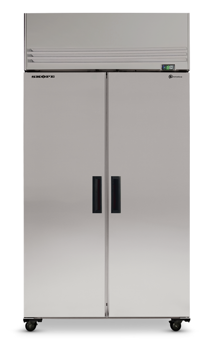 SKOPE ActiveCore 2 Door Storage Freezer - Stainless - SKFT1000NS-A product image