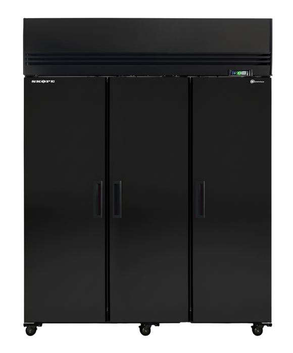 SKOPE ActiveCore 3 Door Storage Freezer - Black - SKFT1500NS-A product image