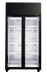 SKOPE ActiveCore 2 Door Display Fridge - Black-White - SKT1000N-A product image
