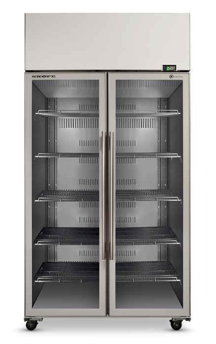 SKOPE ActiveCore 2 Door Display Fridge - Stainless - SKT1000N-A product image