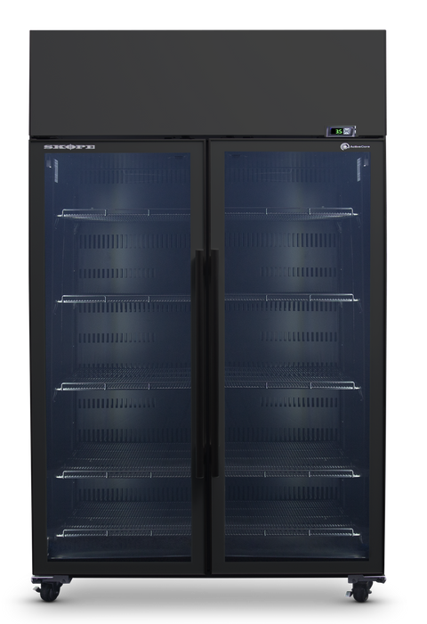 SKOPE ActiveCore 2 Door Display Fridge - Black - SKT1300N-A product image