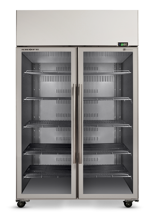 SKOPE ActiveCore 2 Door Display Fridge - Stainless - SKT1300N-A product image
