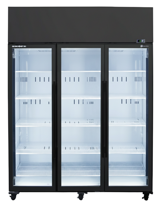 SKOPE ActiveCore 3 Door Display Fridge - Black-White - SKT1500N-A product image