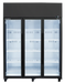 SKOPE ActiveCore 3 Door Display Fridge - Black-White - SKT1500N-A product image