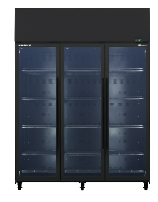 SKOPE ActiveCore 3 Door Display Fridge - Black - SKT1500N-A product image