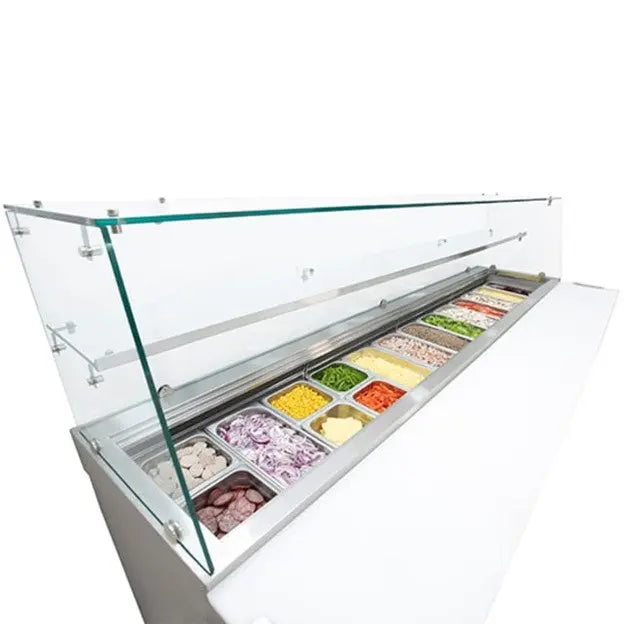 Airex AXR.SW.1740.GAN Frameless Glass Gantry  Accessories (Display Refrigeration)