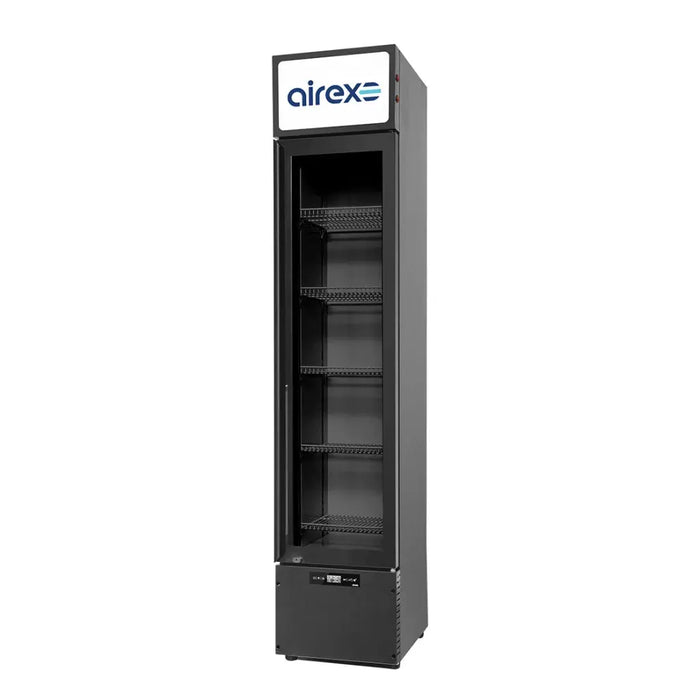 Airex Single Door Upright Slimline Refrigerated Merchandiser  Merchandiser Displays