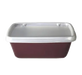 Aladdin Temp-Rite K249 - 6oz / 170mL Designer Series Non-Insulated Rectangular bowl - Burgundy