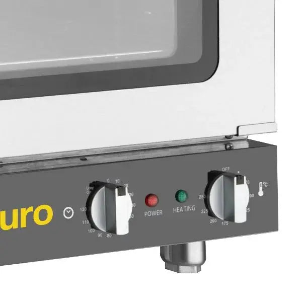 Apuro Bakery Convection Oven with Steam 66L
