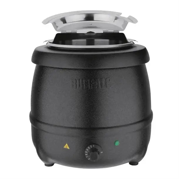 Apuro Black Soup Kettle - 10L