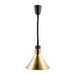 Apuro Conical Retractable Heat Shade Pale Gold Finish - DY465-A - Simply Hospitality NZ