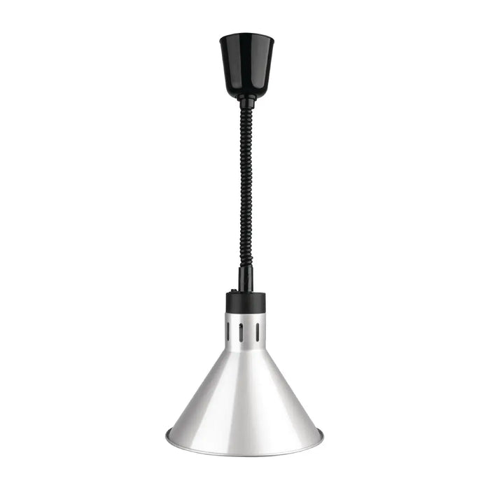 Apuro Conical Retractable Heat Shade Silver Finish - DY464-A - Simply Hospitality NZ