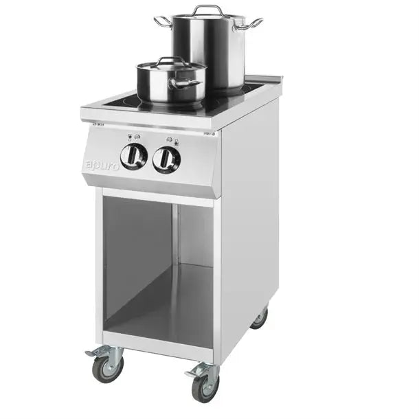 Apuro Freestanding 2 Zone Induction Hob  Induction Cooktops