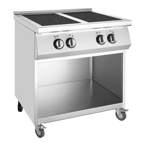 Apuro Freestanding 4 Zone Induction Hob 900mm  Induction Cooktops
