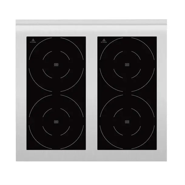 Apuro Freestanding 4 Zone Induction Hob 900mm  Induction Cooktops