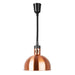 Apuro Retractable Dome Heat Shade Copper Finish - DY460-A - Simply Hospitality NZ