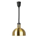 Apuro Retractable Dome Heat Shade Pale Gold Finish - DY462-A - Simply Hospitality NZ