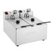 Apuro Twin Tank Fryer - 2x3Ltr - 2x2kW - CU615-A - Simply Hospitality NZ