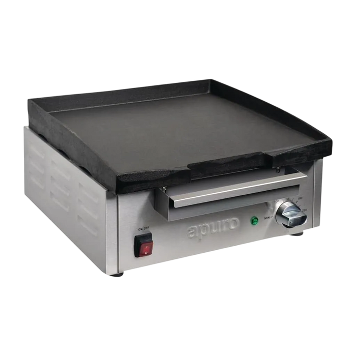 Apuro Cast Iron Countertop Griddle 440mm - DC901-A - Simply Hospitality NZ