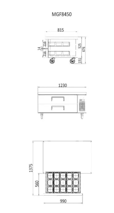 Atosa Chef Base Drawers Fridge  Drawer Refrigeration