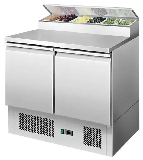 Atosa Doors Open Top Saladette Fridge  Preparation Fridges