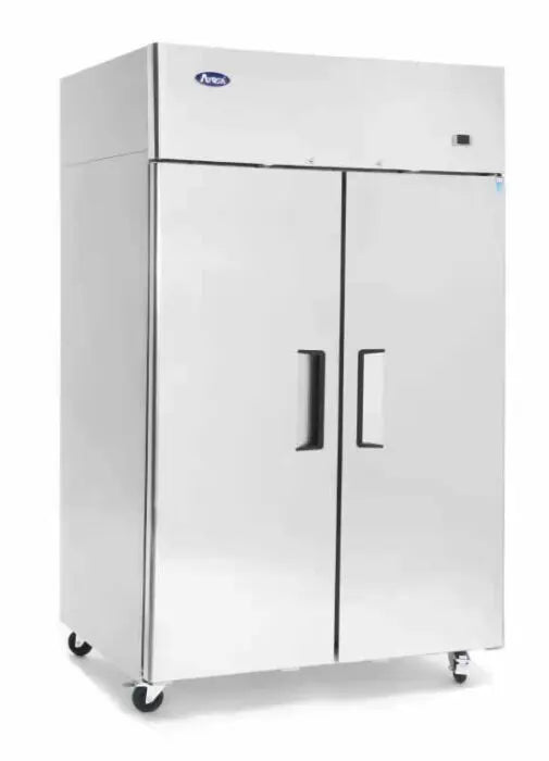 Atosa Dual Temperature Refrigerator 1200mm  Upright Solid Door Fridges