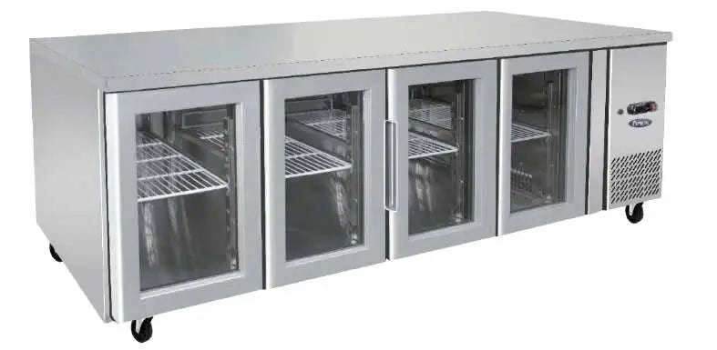 Atosa Glass Door Refrigerated Counter - 2230mm - 4 Door - EPF3741
