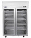 Atosa Glass Door Upright Fridge - 1200mm - Double Door - YCF9402