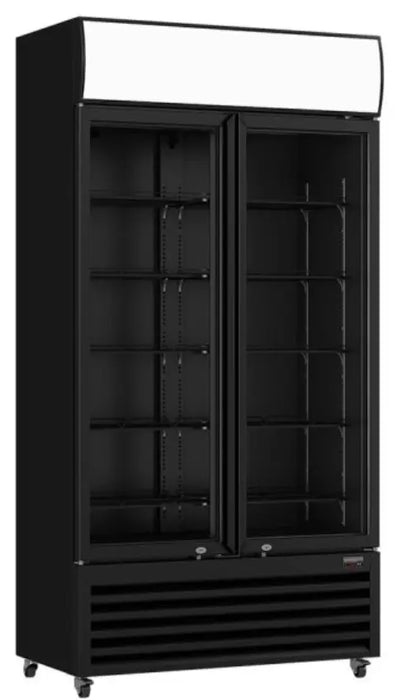 Atosa Glass Double Door Mounted Fridge