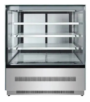 Atosa Large Upright Square Glass Cake Showcase - 1200mm Display - WDF127Z