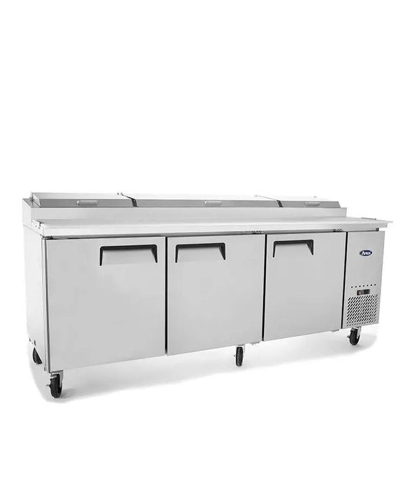 Atosa Pizza Prep Table Fridge - 2362mm - 3 Door - MPF8203