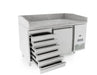 Atosa Pizza Table Fridge With Drawers  Preparation Fridges