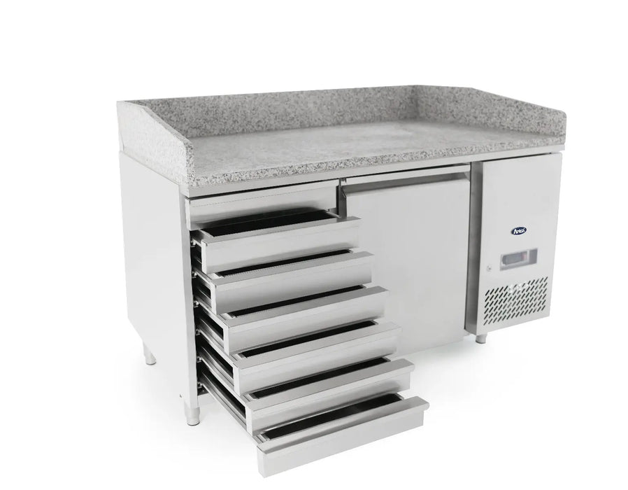 Atosa Pizza Table Fridge with Drawers - 1510mm - 1 Door & Drawers - EPF3490
