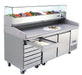 Atosa Pizza Table Fridge with Drawers - 2010mm - 2 Door & Drawers - EPF3480
