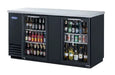Atosa Refrigerated Back Bar Cooler with Glass Swing Door  Bar Refrigeration