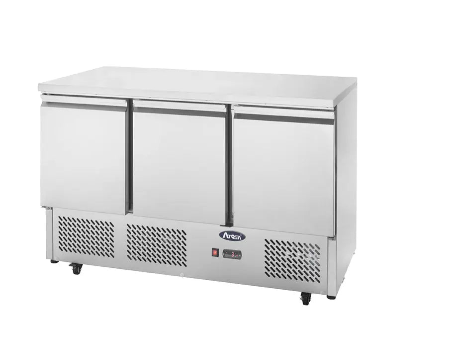 Atosa Saladette Fridge Table - 3 Door - ESL3851