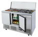 Atosa Sliding Lid Saladette Fridge - Three Door - ESL3850