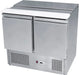 Atosa Sliding Lid Saladette Fridge - Two Door - ESL3800