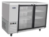 Atosa Stainless Steel Back Bar Fridge - 1467mm - Glass Door - MBB59G