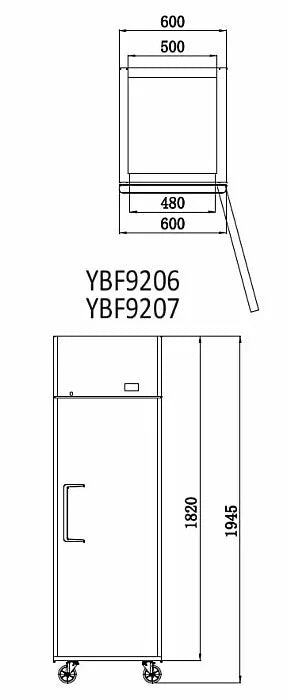 Atosa Top Mounted Fridge Single, Double & Triple Door  Upright Solid Door Fridges