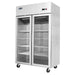 Atosa Top Mounted Glass Door Fridge - 2 Door - MCF8605
