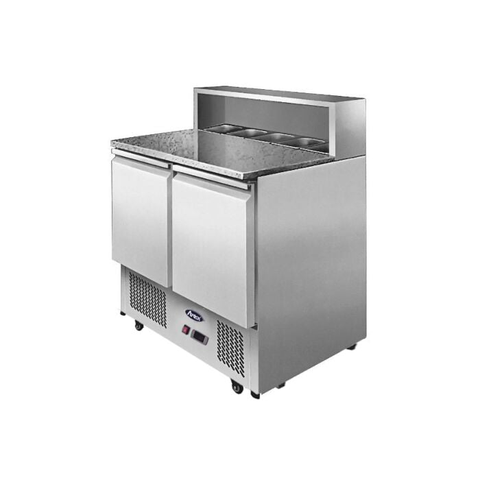 Atosa Pizzatable Marble Top Saladette Fridge 900mm