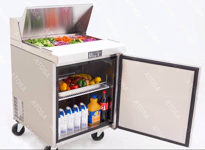 Atosa Sandwich Prep Table Fridge