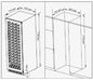 Award 154 Bottle Upright Dual Temperature Wine Cabinet – 60cm  Wine Cabinet