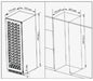 Award 400L Upright Beverage Centre Black Glass – 60cm  Wine Beverages Centre